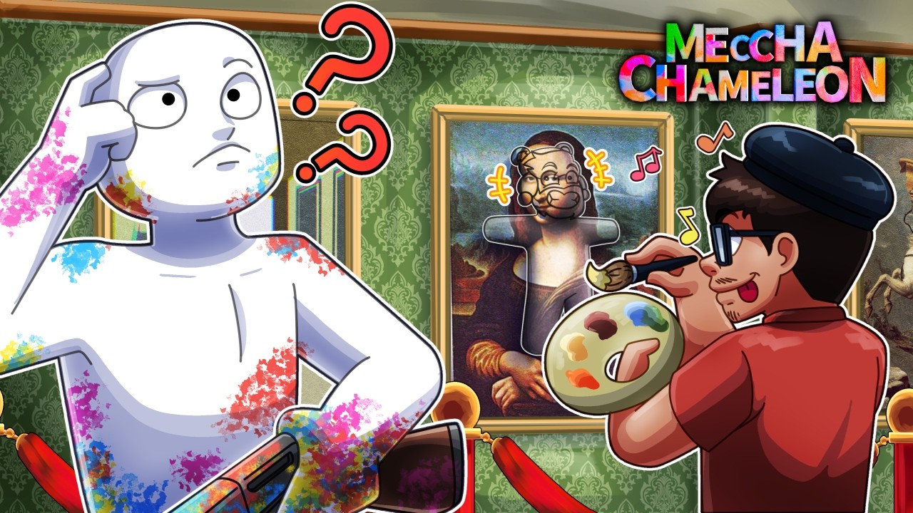 I Hired a Professional Artist to Secretly DESTROY My Friends in Meccha Chameleon