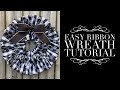 Dollar Tree Wreath | Ribbon Wreath Tutorial | You Can Make This!