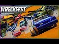 HUGE HOT WHEELS WRECKS! | Wreckfest | NASCAR Legends Mod