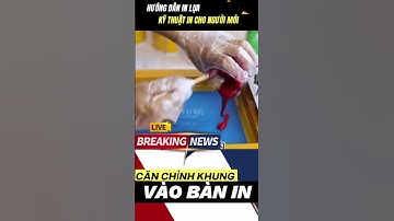Cách dùng khung in lụa cho người mới - Hướng dẫn sử dụng nhanh | CONGDONGIN.com #cangkhungchupban