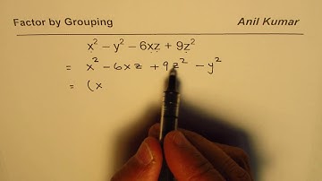Factor with Perfect square and difference of squares combination