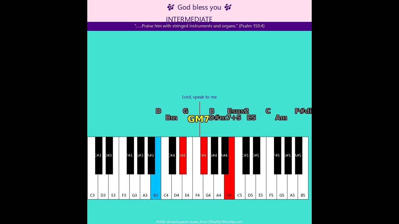 ▶Daily Spiritual Music Chords INTERMEDIATE Lord, speak to me December 10, 2025