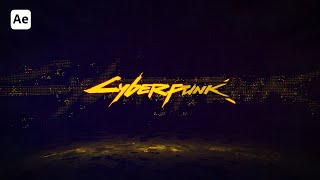 Make Gaming Logo Intro in After Effects - After Effects Tutorial - Cyberpunk Logo Intro