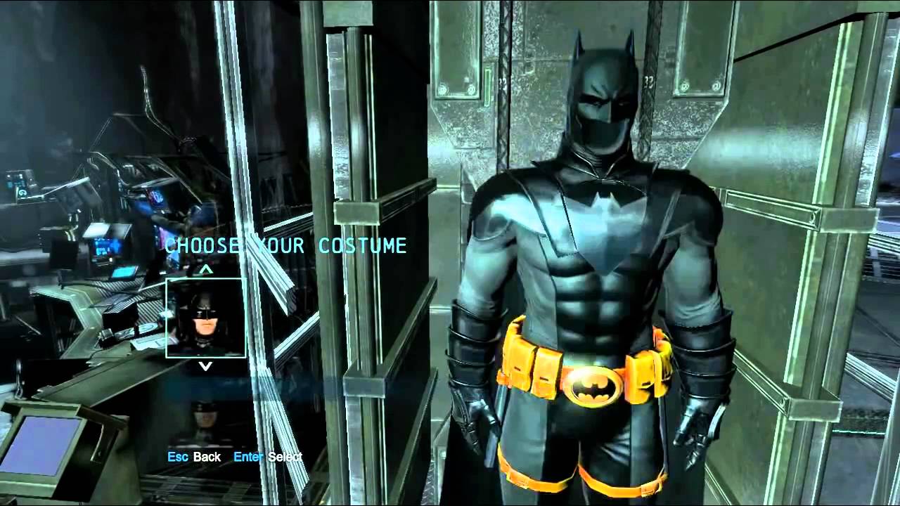 Batman Arkham Origins All Costumes - YouTube