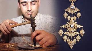 JOYERÍA artesanal con oro y plata. Técnica tradicional de la FILIGRANA en 1998 | Documental