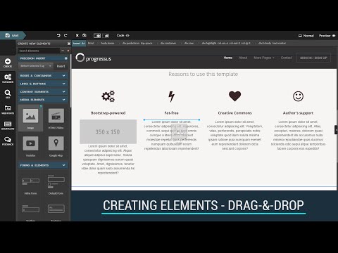 StackHive Tutorial | Create Elements via Drag and Drop