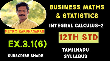 12th Std BM Ex.3.1(6) Find the area of region in first quadrant bounded by y= 4x^2,x=0,y=0,y=4