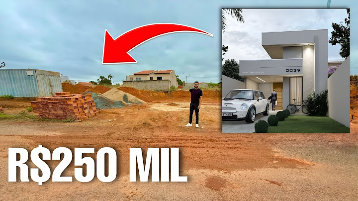 CONSTRUÇÃO DO ZERO DE CASA POPULAR EM CONCEITO MODERNO (MINHA CASA MINHA VIDA)