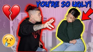 "IM NOT ATTRACTED TO YOU ANYMORE" PRANK ON GIRLFRIEND!!  *EMOTIONAL*
