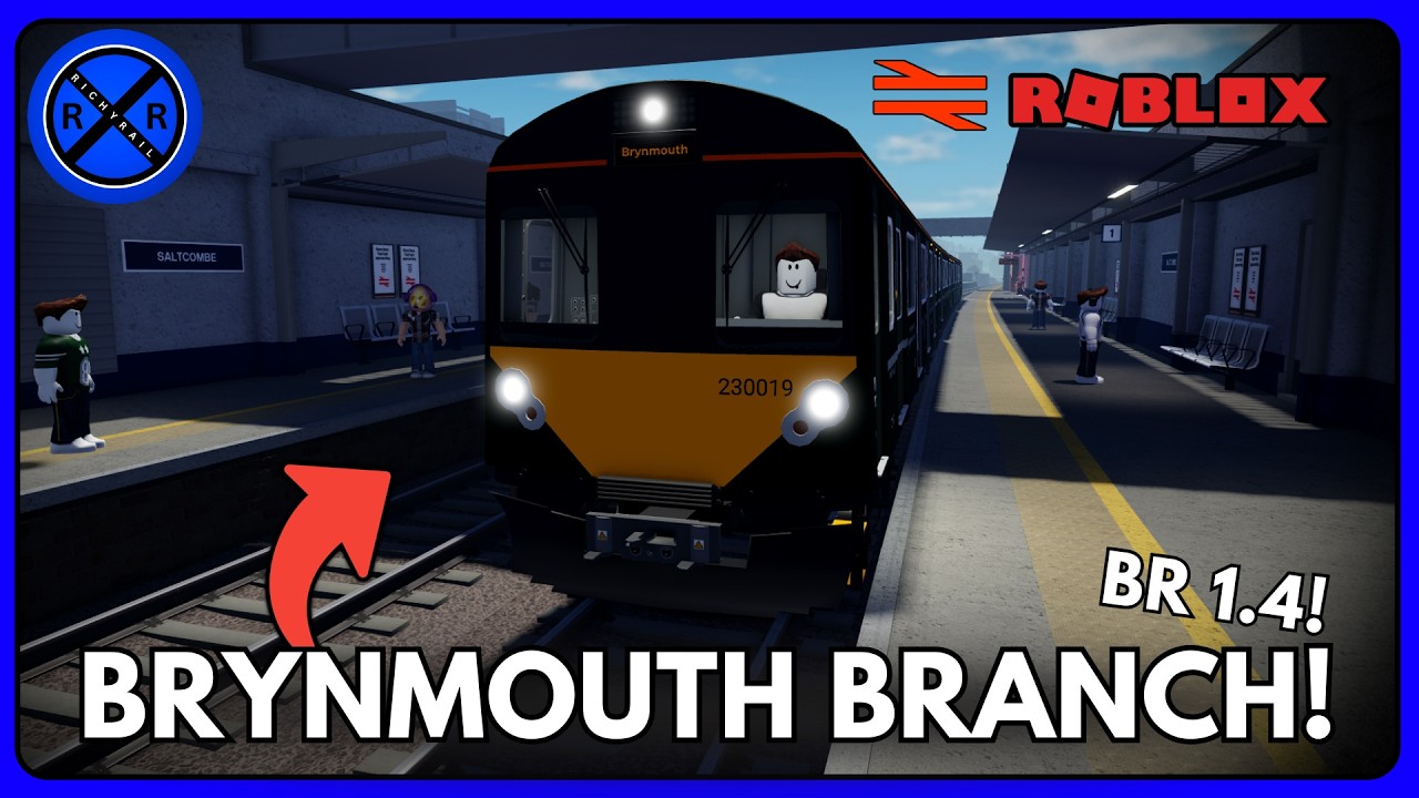 Первый взгляд на ветку в Бринмуте! | British Railways 1.4 | Roblox