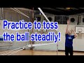 【Setter】Practice to toss the ball steadily!【volleyball】