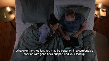 Get an electric adjustable bed to relax or work comfortably from you bed