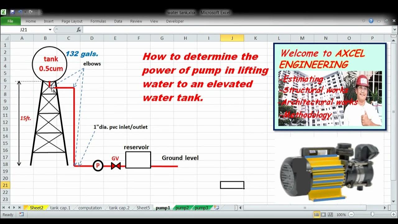 how to compute horsepower of pump YouTube