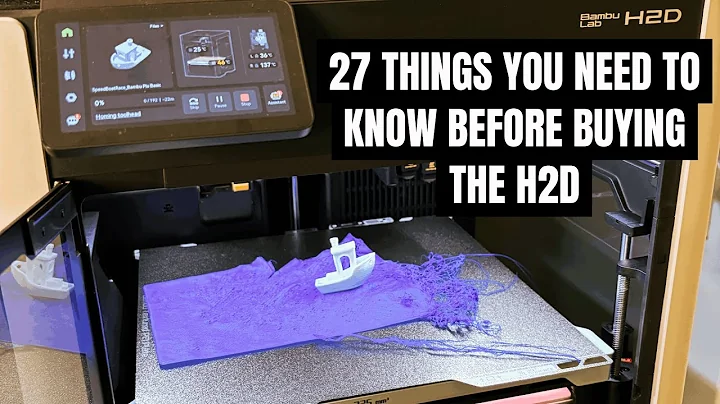 ULTIMATE - 27 things a beginner needs to know before buying the H2D Bambu Lab printer