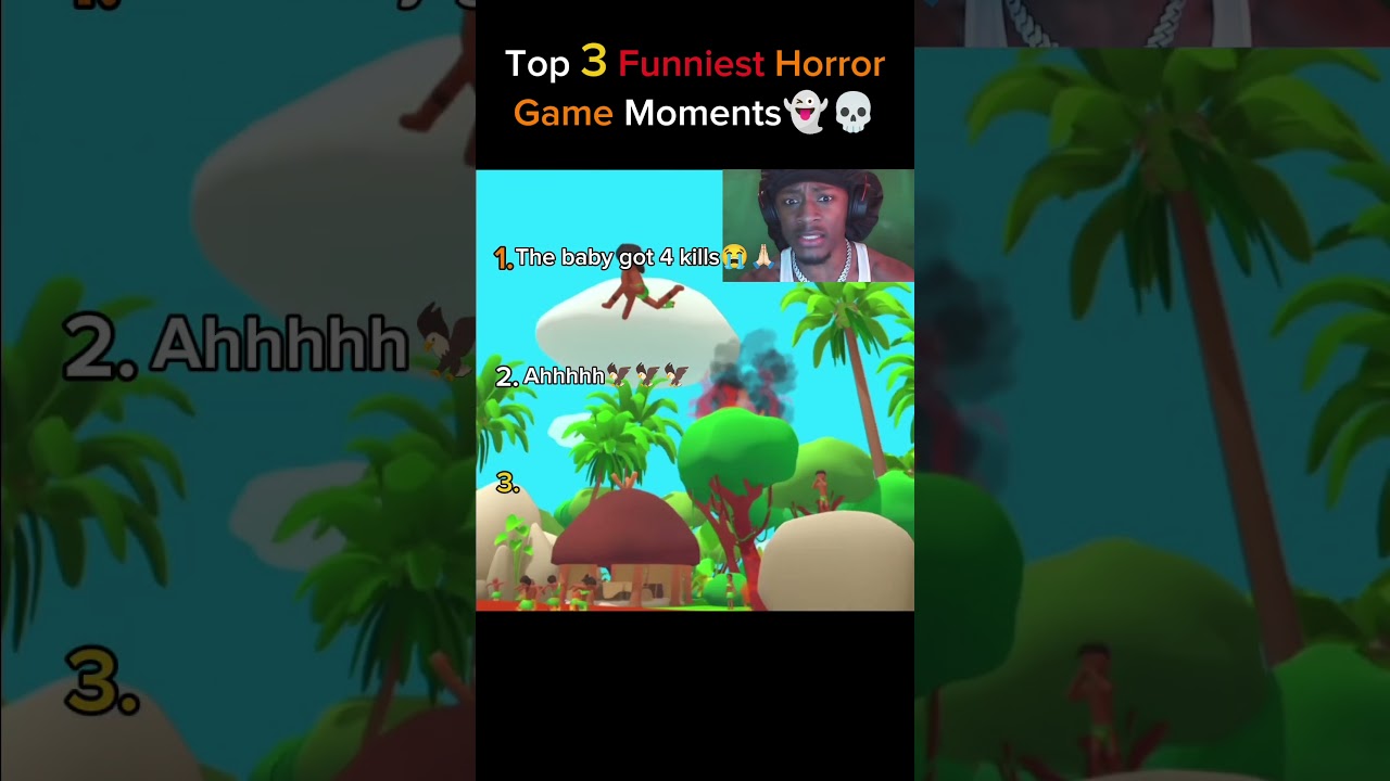 Top 3 Funniest Horror Game Moments👻💀(Bro Dunked The Baby😂😭)