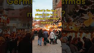 This is the best place to go to for German Christmas markets #travel #germany #christmasmarkets