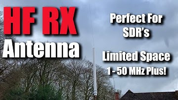 HF RX SWL Antenna For Small Spaces And Apartments RTL SDR