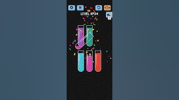 Water Color Sort Level 5734 Gameplay Solution