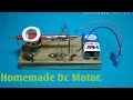 Homemade dc motor.