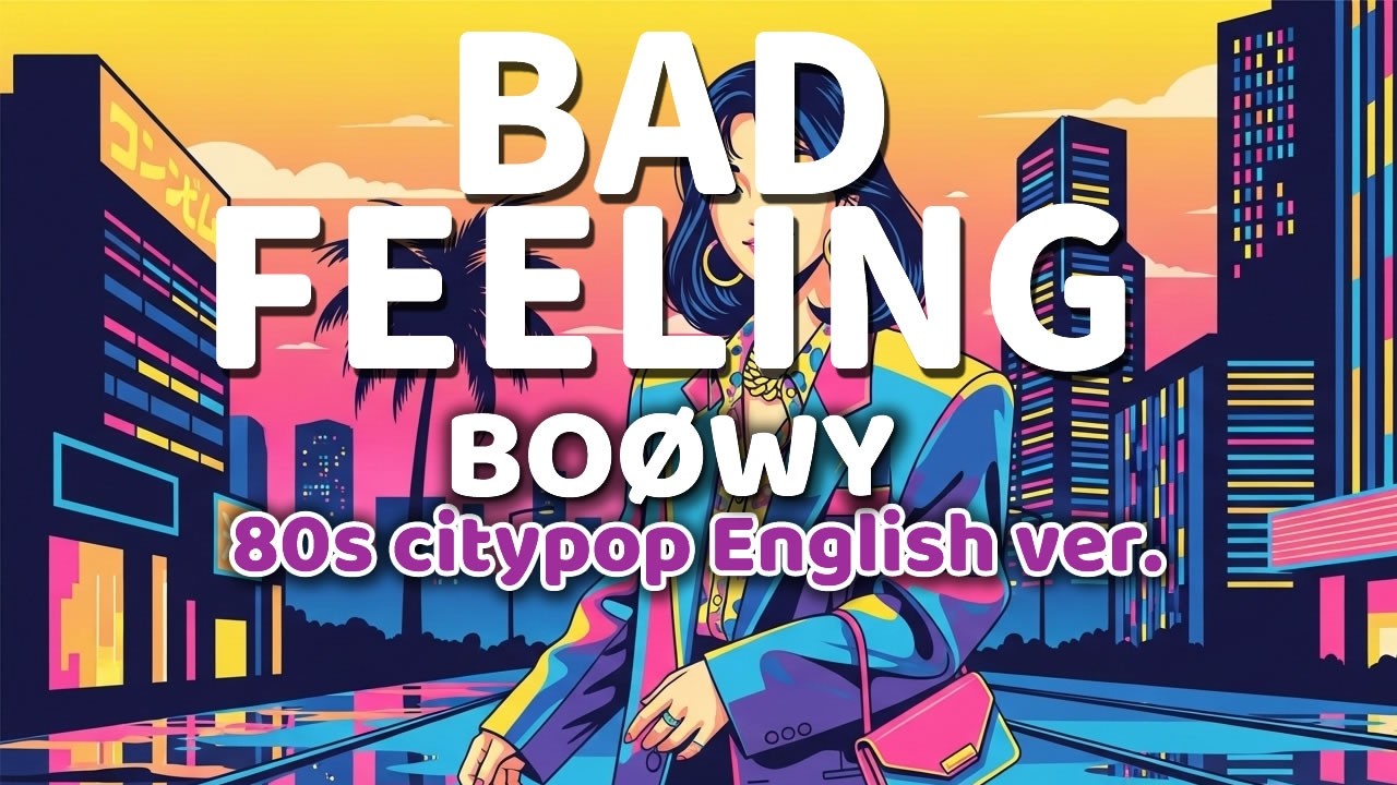 BAD FEELING ｰBOØWY ｰ 英語歌詞80s City Pop Ver English Lyrics Remix