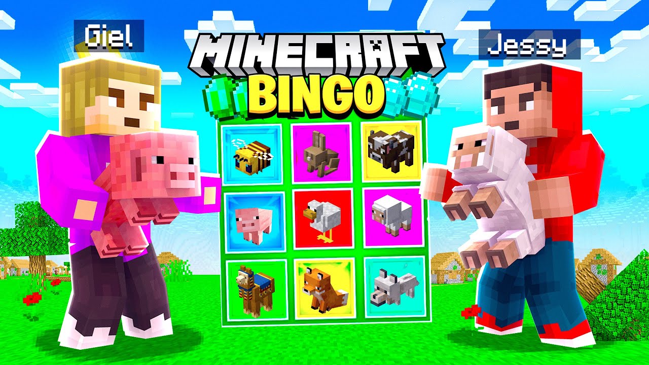 Eerste Die Bingo Heeft Wint In Minecraft! (Dieren Editie)