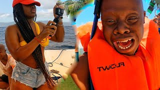 6ix cry for new girlfriend TT || parasailing goes wrong 🪂 must watch 😂