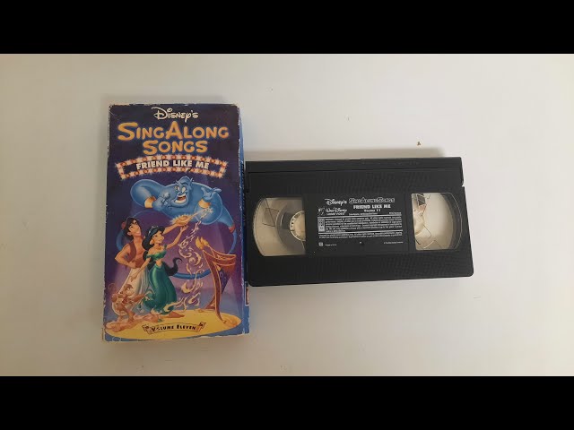 Disney Sing Along Songs: Friend Like Me Full VHS class=