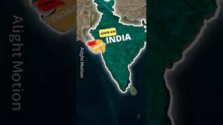 Bharat ka Sabse Bada aur Chhota District | India Map Animation 🇮🇳 #india #shorts