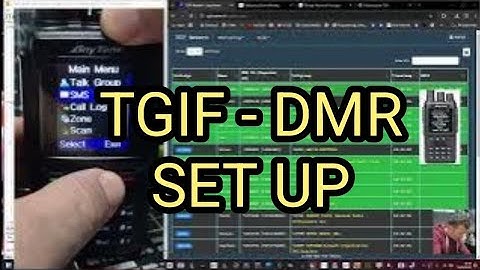 TGIF - DMR FULL SET UP