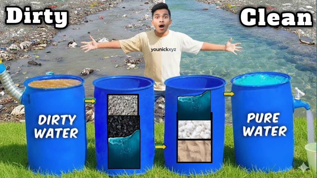 Desi Water Filter System Only $0 || ये पूरा RO की तरहा घर का पानी साफ करेगा #younickxyz 