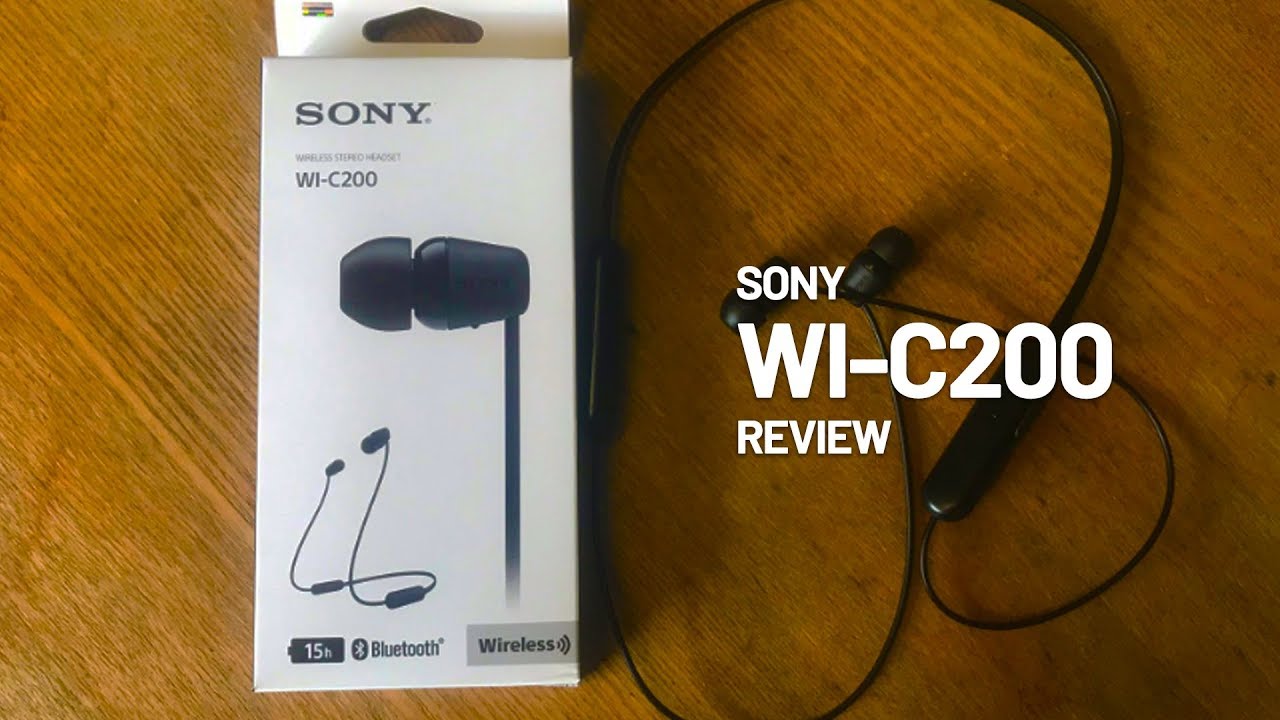 Sony Wi C0 Wireless Bluetooth Headphones Quality Sound For Au 50 Youtube