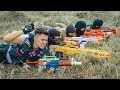 LTT Game Nerf War : Winter Warriors SEAL X Nerf Guns Fight Criminal Group Rocket N-Strike Elite