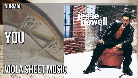 Viola Sheet Music: How to play You by Jesse Powell