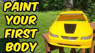 How to Paint Your First R/C Car Body