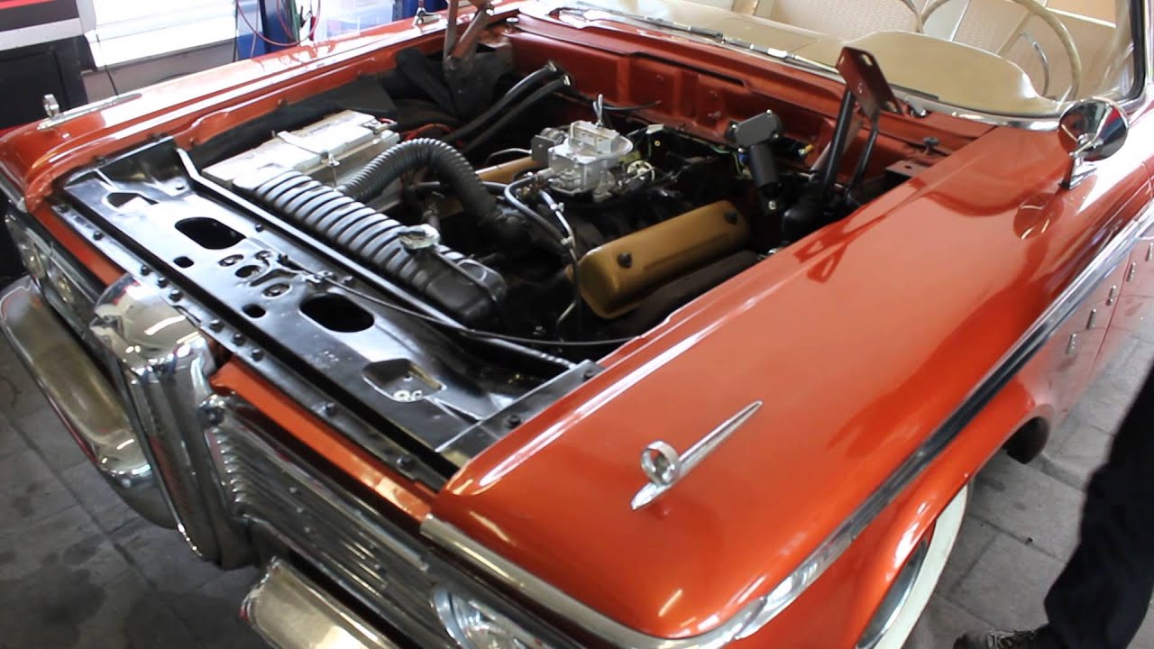 First start after reworking our Edsel Ranger from 1959 Part 1 - YouTube