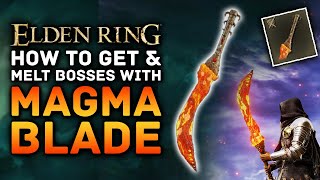 Elden Ring - This Weapon MELTS Bosses! How To Get the Magma Blade   Rare Weapon Location Guide screenshot 5