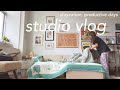 ✎ OCTOBER STUDIO VLOG ✎ productive days, finding creativity, staycation ✨