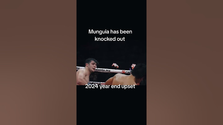 Jaime Munguia has been knocked out by Surace