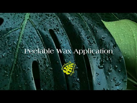 Outback Organics Peelable Wax Application #waxingtips