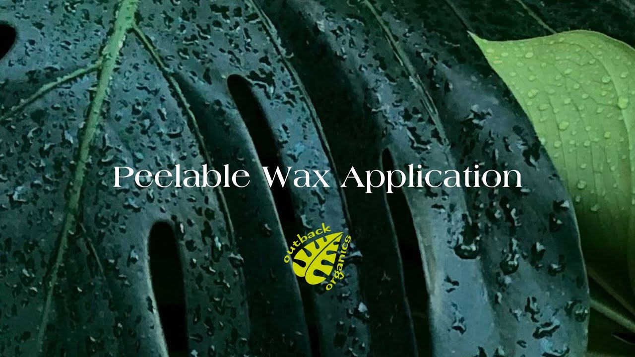 Outback Organics Peelable Wax Application #waxingtips