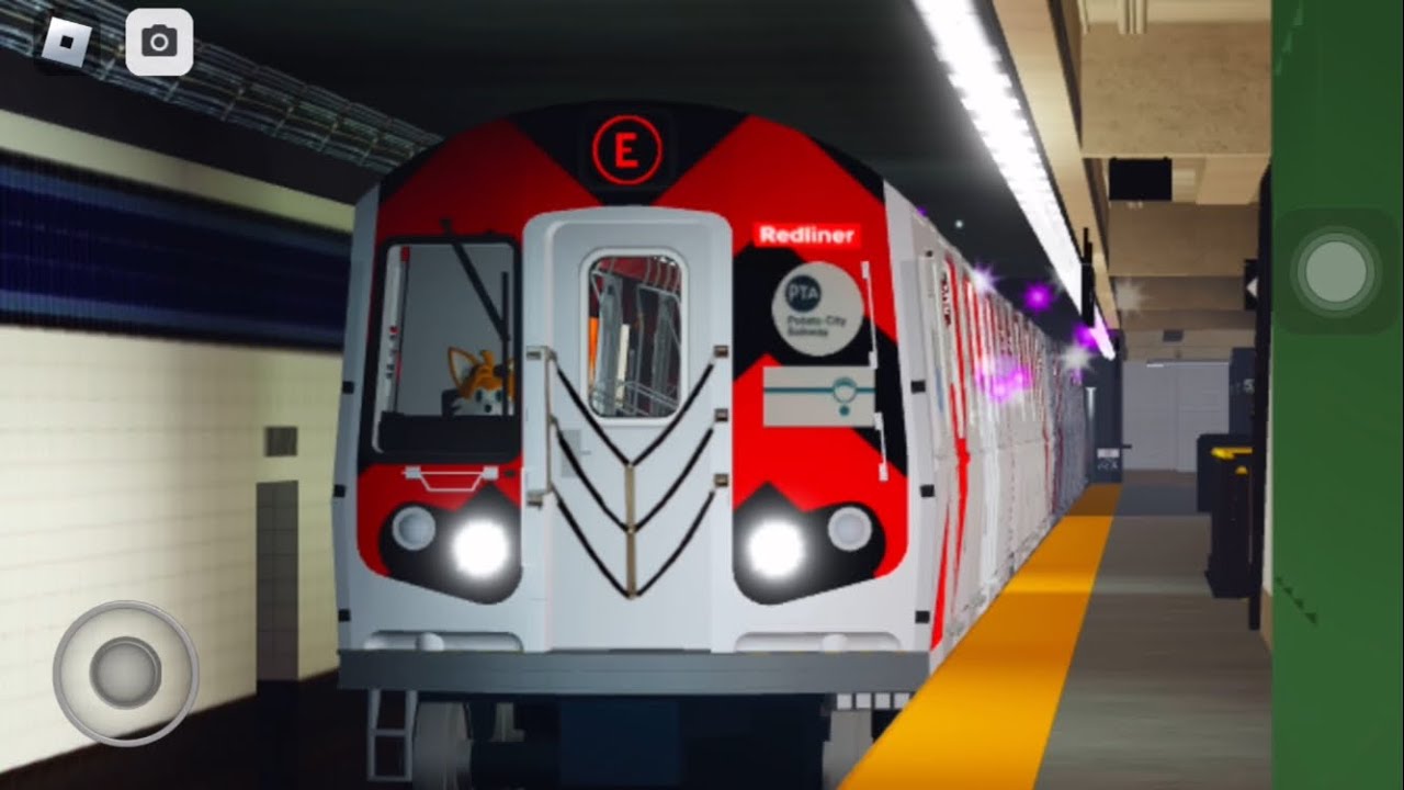 Roblox R143 Roblox PTA 5th Av Lines: R143 Redliner (E) Train Action - YouTube