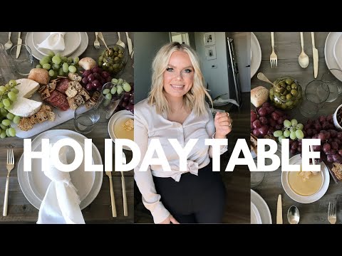 Video: How To Set The Table For The Holiday