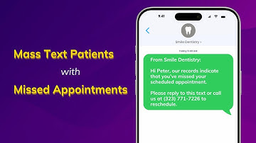How to Send a Mass Text Message to All the Patients Who Have Missed Their Appointments in the Past?