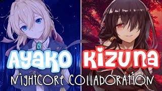 ღ Nightcore Collab! | Ayako ✘ Kizuna ღ