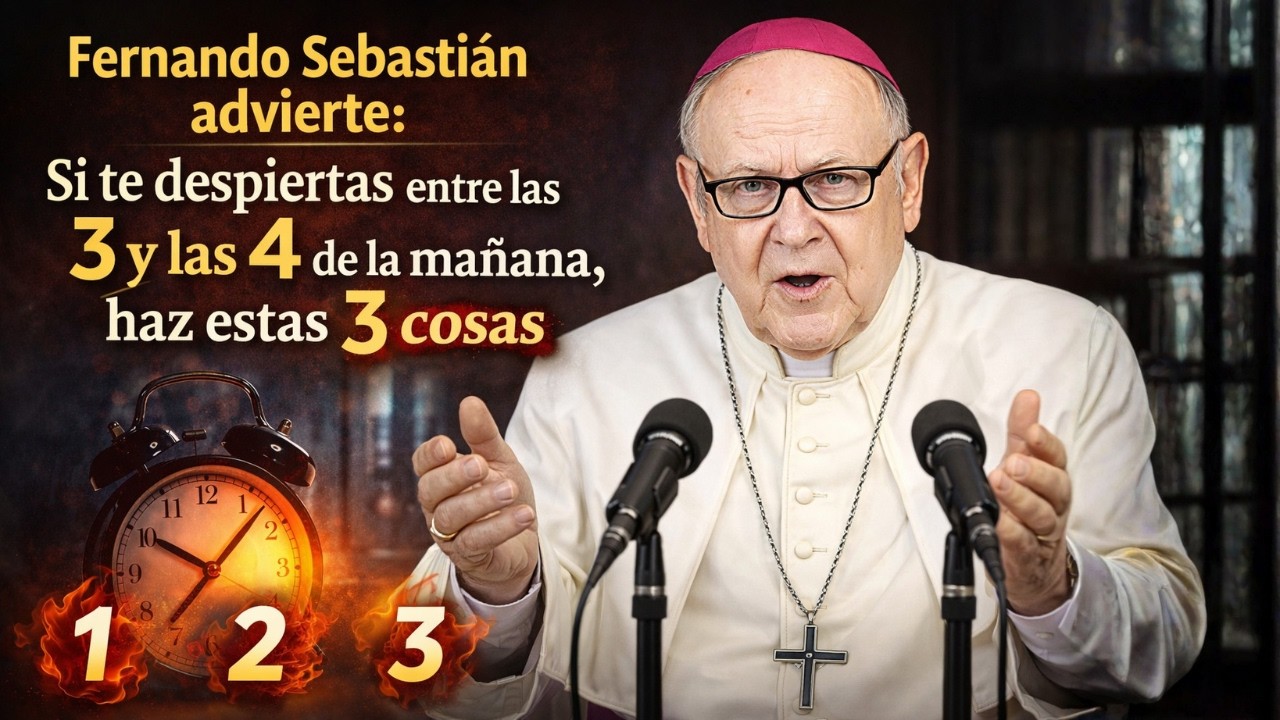 Fernando Sebastián  advierte: Si te despiertas entre las 3 y las 4 de la mañana, haz estas 3 cosas