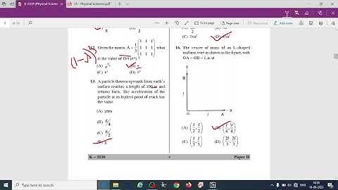 KSET 2020 Previous year Physical science question paper analysis part 1