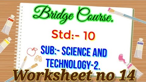 Bridge Course Class 10th Science Day 14 || Bridge Course Class 10th Science 2 || Setu Abhyas