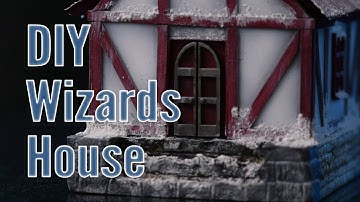 A medieval fantasy scratch built house for Frostgrave, D&D, or just for fun!