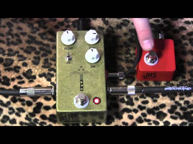JHS Morning Glory V4 demo with Warmoth Mooncaster (humbucker) & Red Remote