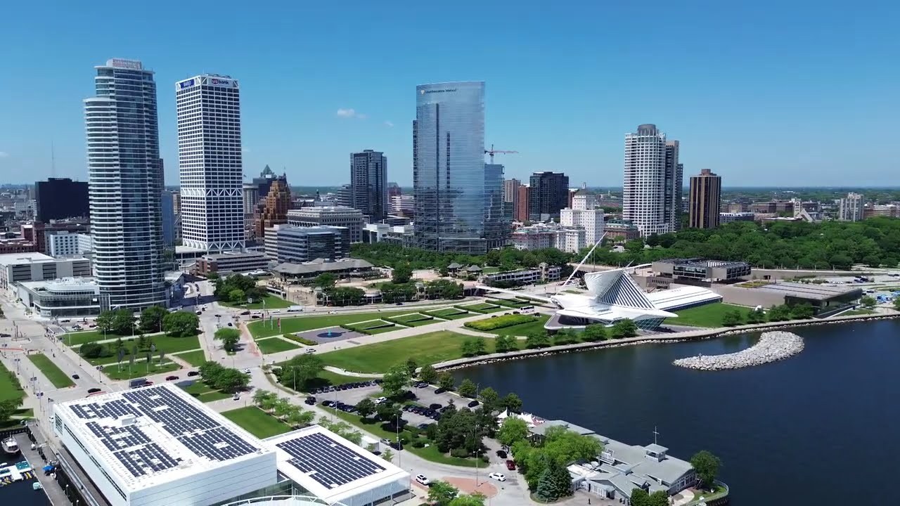 🌊 Milwaukee Lakefront Drone Footage | Aerial Views in 4K 🚁